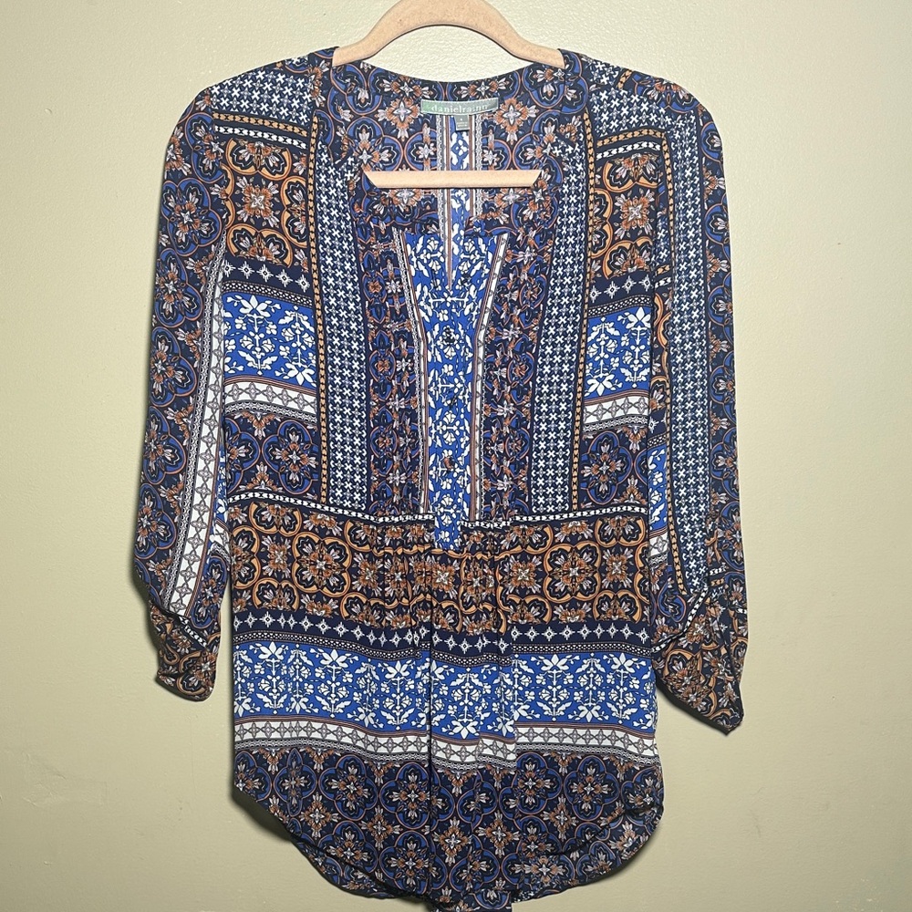Daniel Rainn Boho Kaleidoscope‎ Print Popover Top | Small